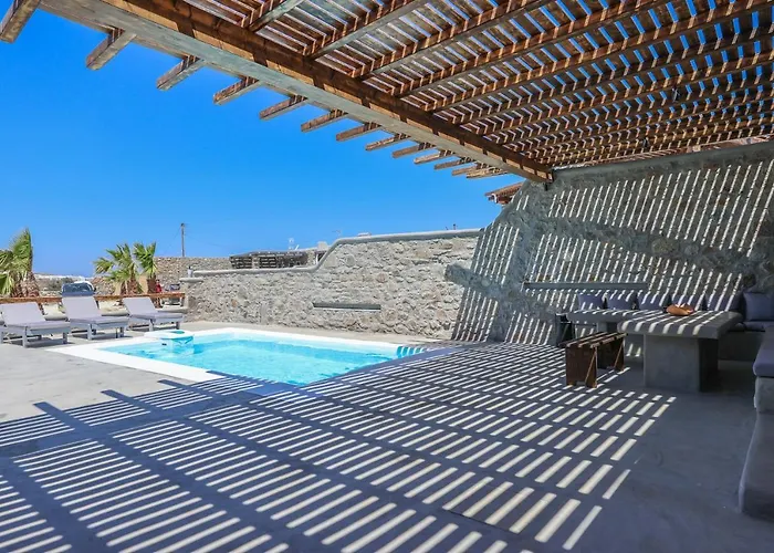 Вилла The George With Private Pool, Close To - Chora Mykonos Town